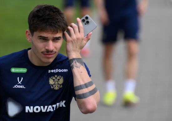 Russia Soccer Friendly Russia Training