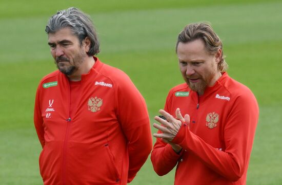 Russia Soccer Friendly Russia Training