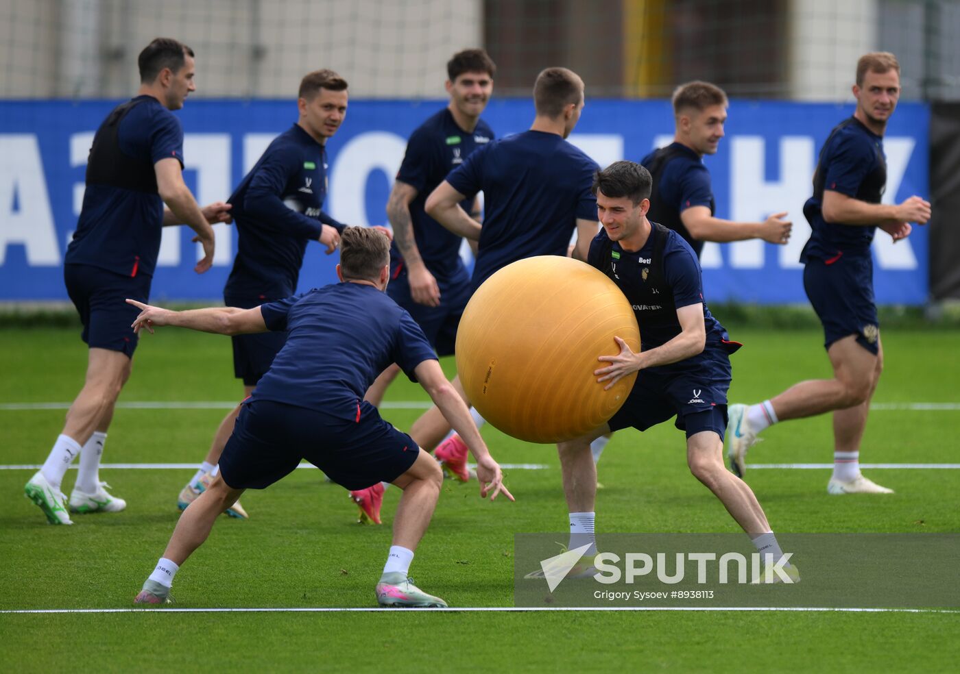 Russia Soccer Friendly Russia Training