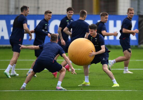 Russia Soccer Friendly Russia Training