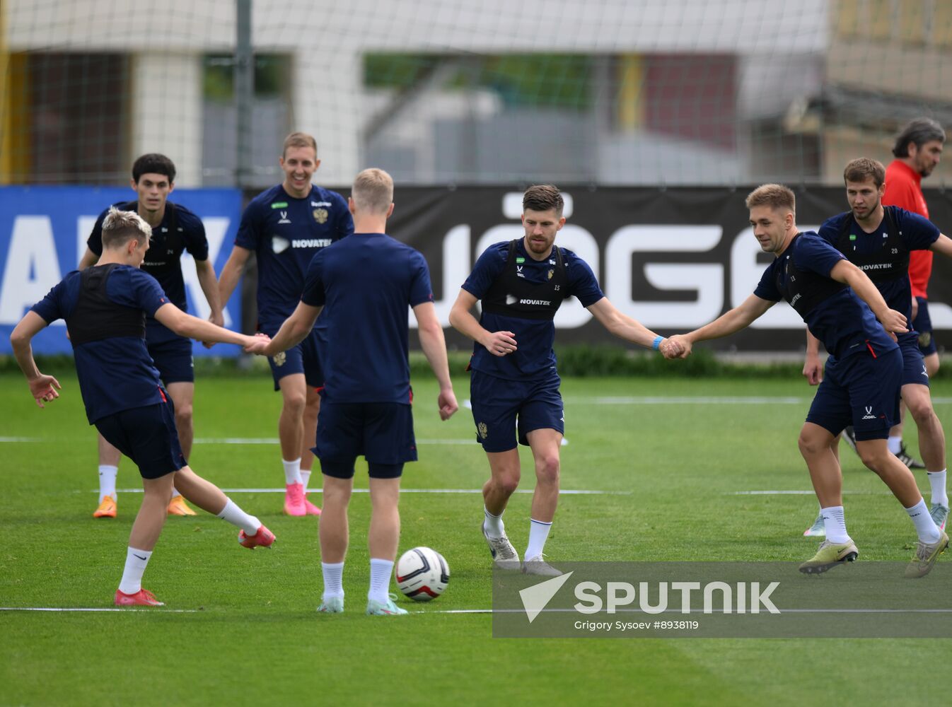 Russia Soccer Friendly Russia Training