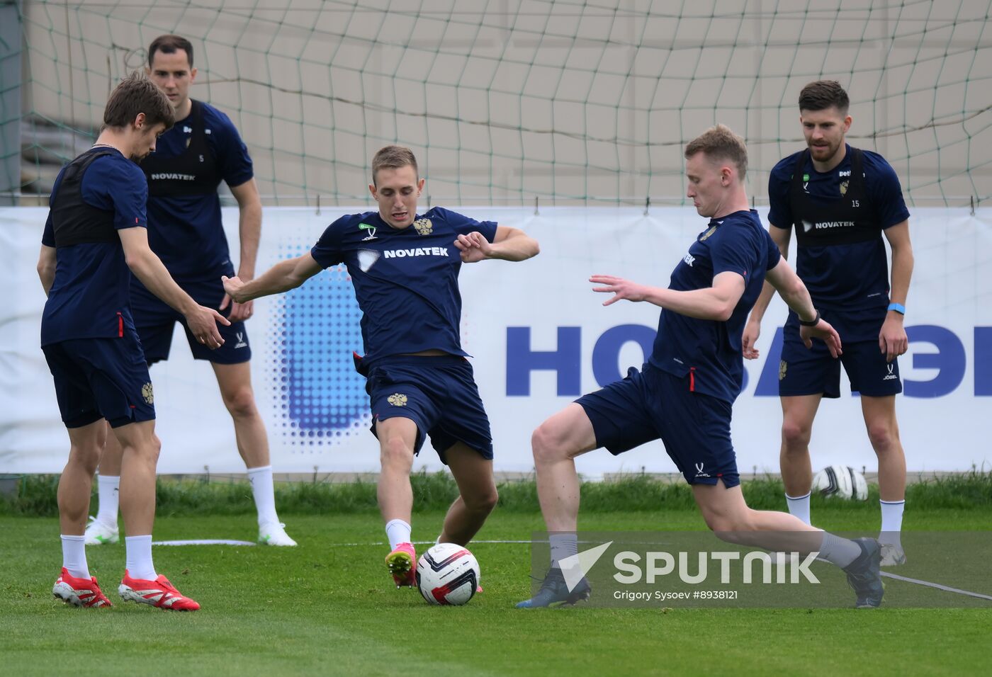 Russia Soccer Friendly Russia Training