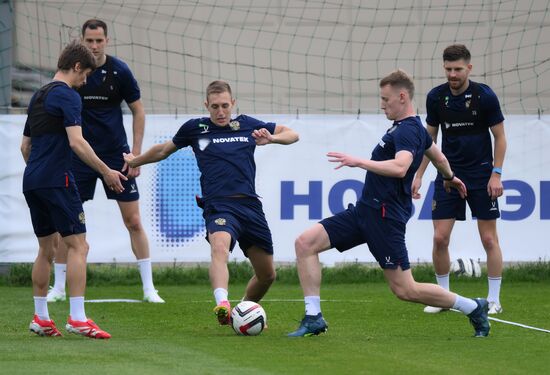 Russia Soccer Friendly Russia Training