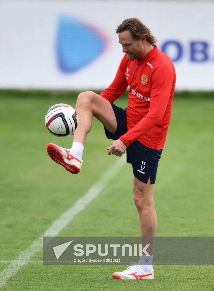 Russia Soccer Friendly Russia Training