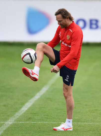 Russia Soccer Friendly Russia Training