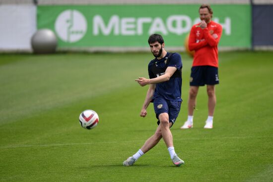 Russia Soccer Friendly Russia Training