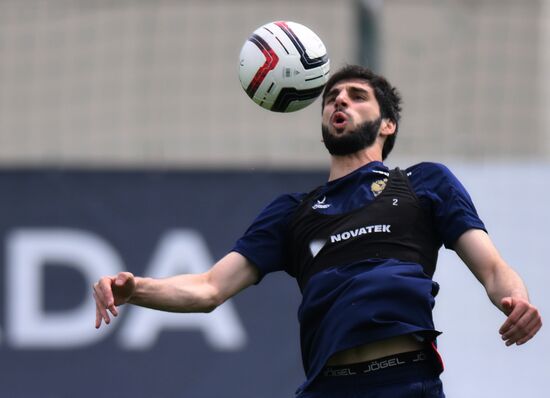 Russia Soccer Friendly Russia Training