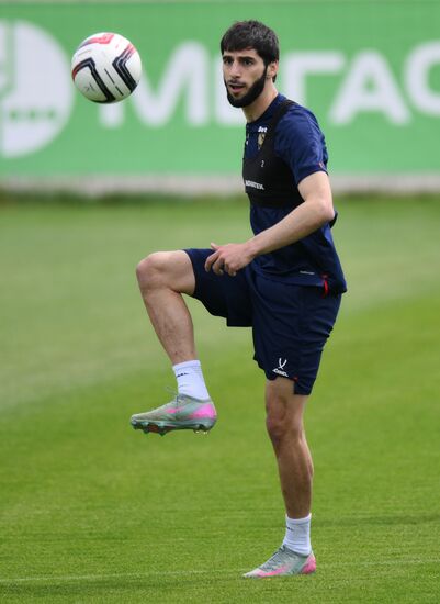 Russia Soccer Friendly Russia Training