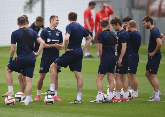 Russia Soccer Friendly Russia Training
