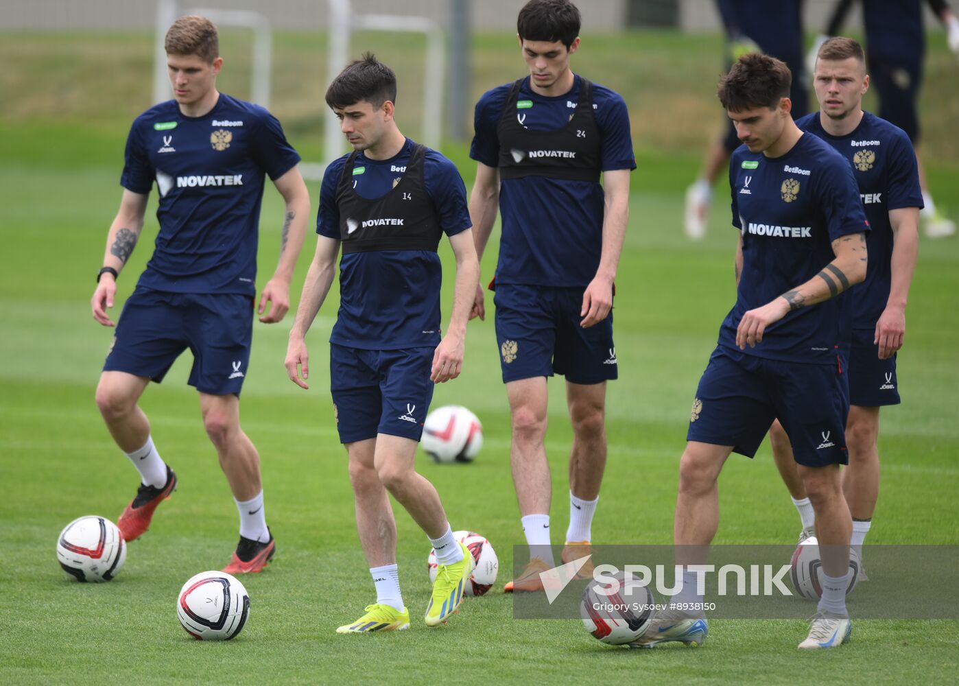 Russia Soccer Friendly Russia Training