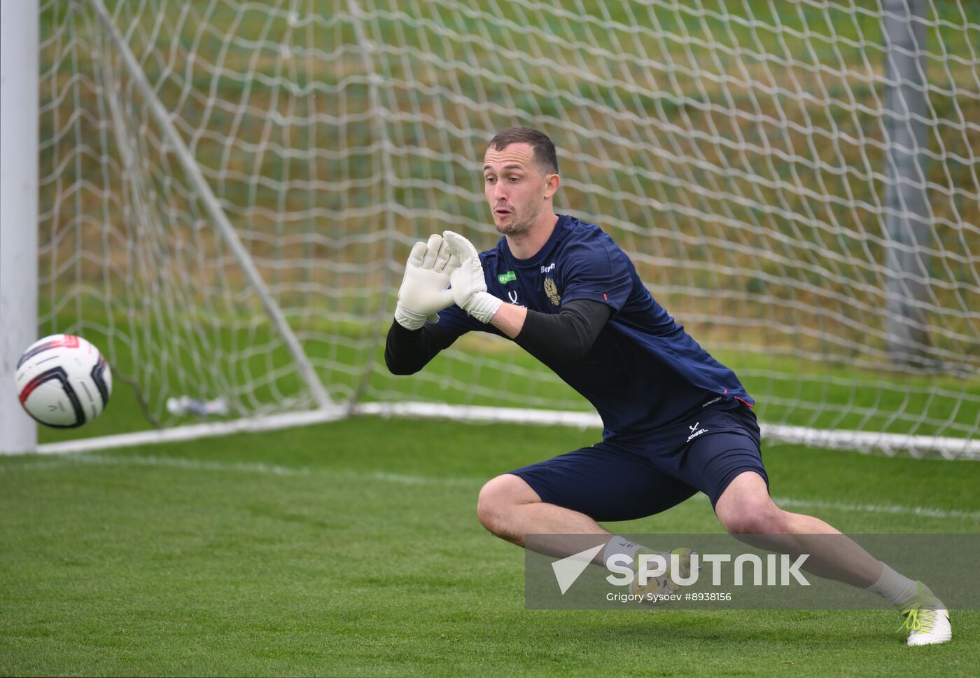 Russia Soccer Friendly Russia Training