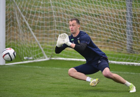 Russia Soccer Friendly Russia Training