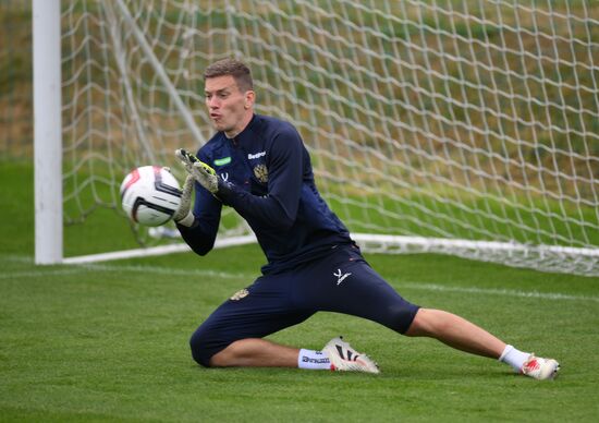 Russia Soccer Friendly Russia Training