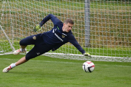Russia Soccer Friendly Russia Training