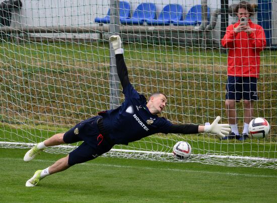 Russia Soccer Friendly Russia Training