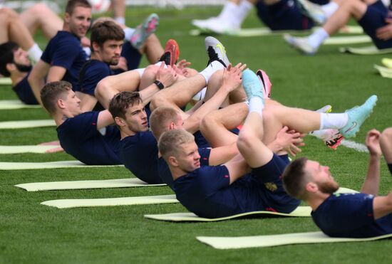 Russia Soccer Friendly Russia Training