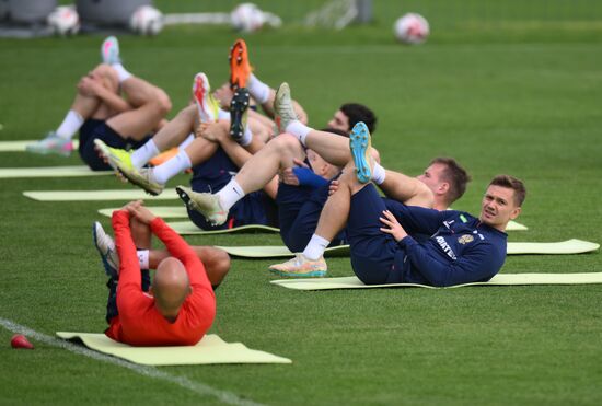 Russia Soccer Friendly Russia Training