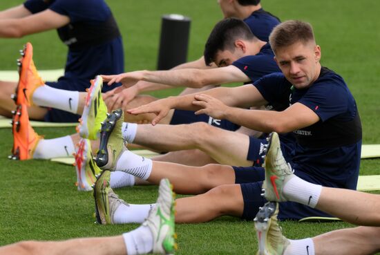 Russia Soccer Friendly Russia Training