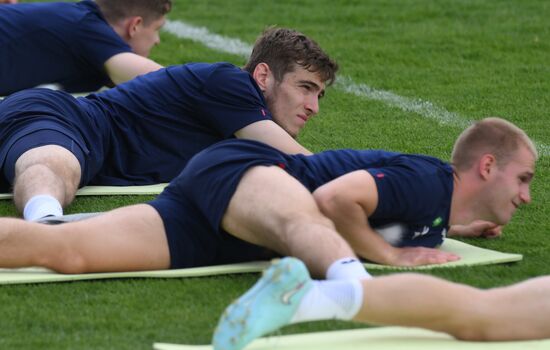 Russia Soccer Friendly Russia Training