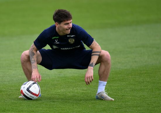 Russia Soccer Friendly Russia Training