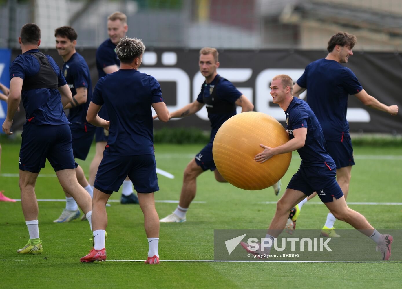 Russia Soccer Friendly Russia Training