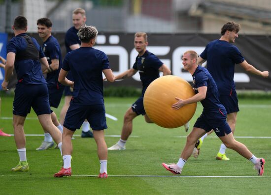 Russia Soccer Friendly Russia Training