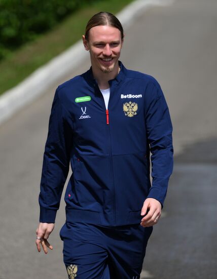 Russia Soccer Friendly Russia Training