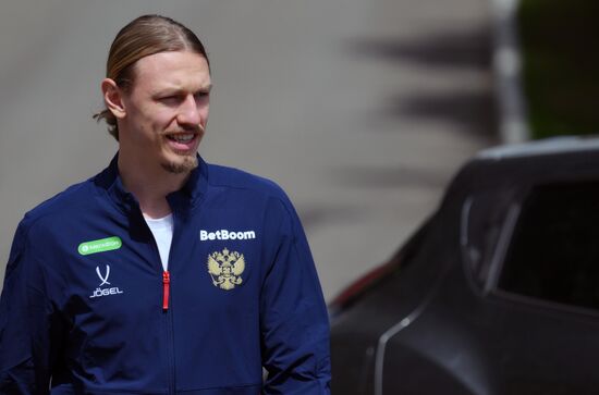 Russia Soccer Friendly Russia Training