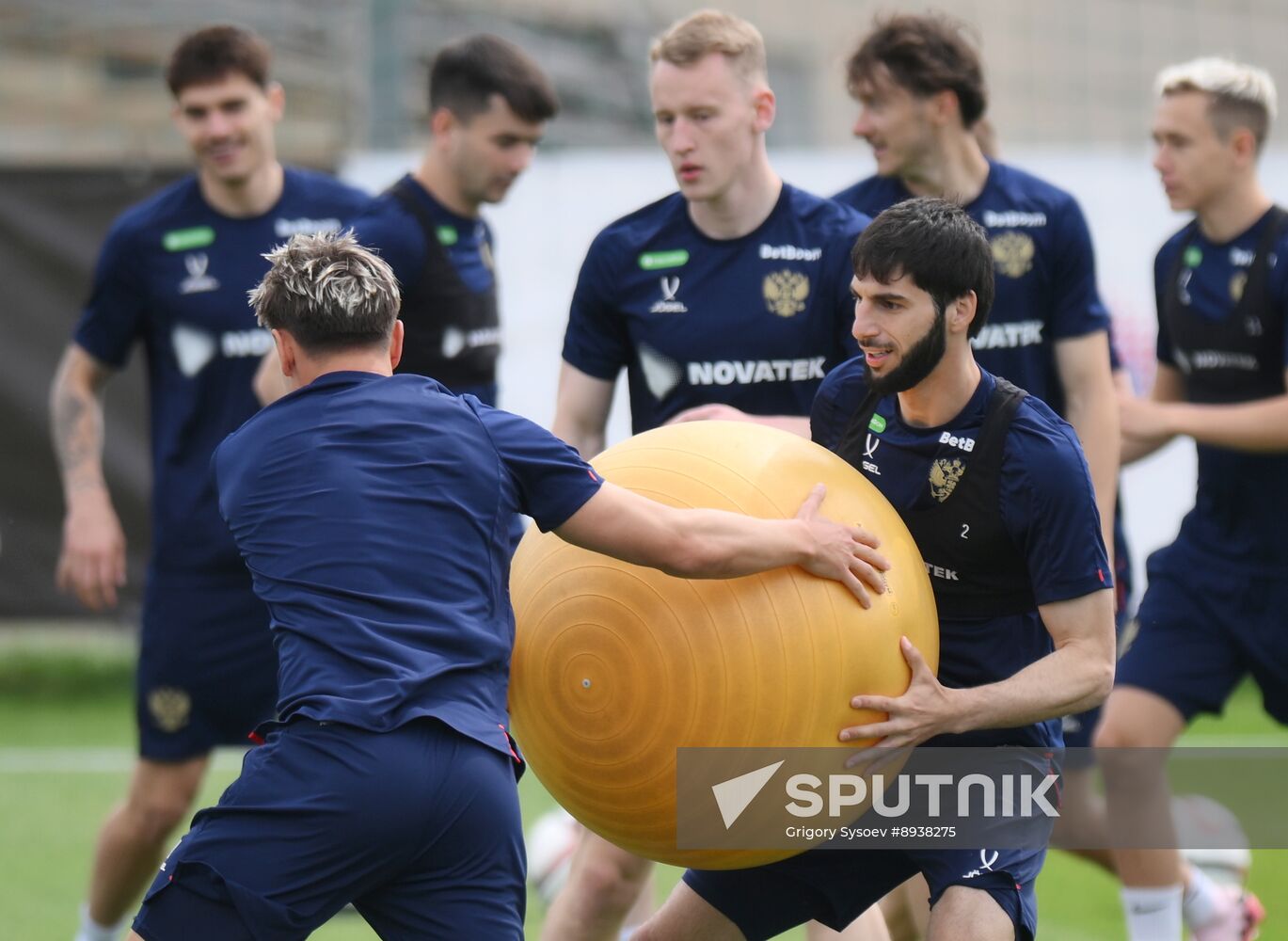 Russia Soccer Friendly Russia Training