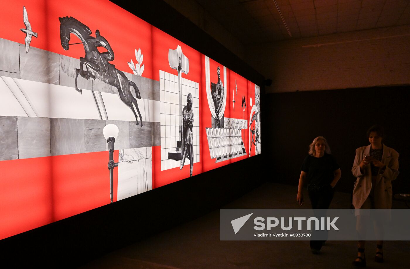 Russia Moscow Metro Anniversary Exhibition