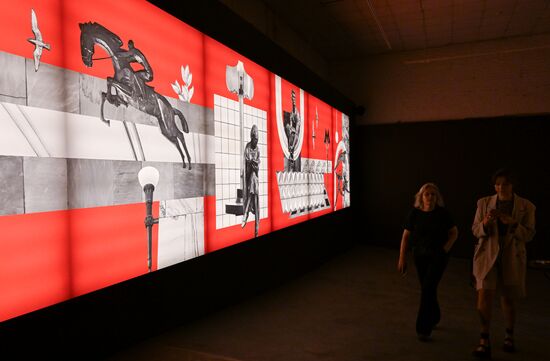 Russia Moscow Metro Anniversary Exhibition