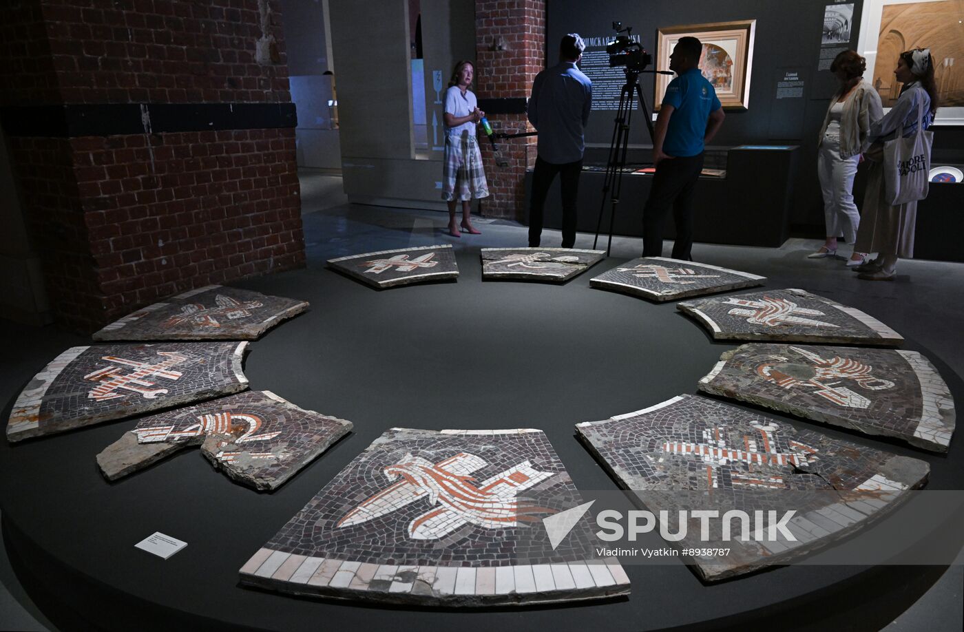 Russia Moscow Metro Anniversary Exhibition