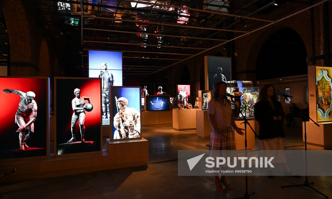 Russia Moscow Metro Anniversary Exhibition