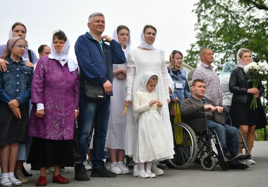 Belarus Religion St Euphrosyne Convent Anniversary