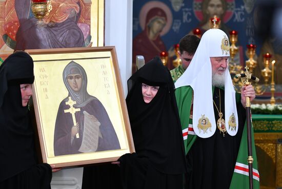 Belarus Religion St Euphrosyne Convent Anniversary