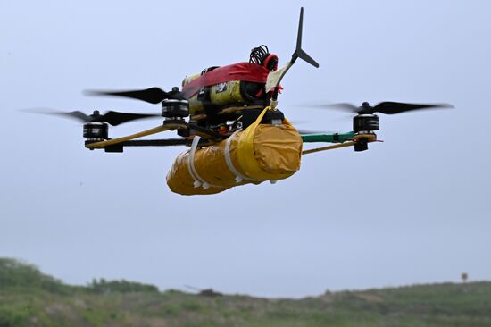 Russia Navy UAVs Training