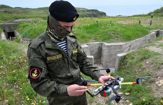 Russia Navy UAVs Training