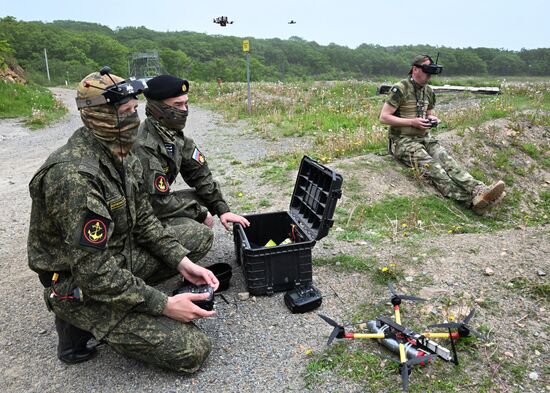 Russia Navy UAVs Training