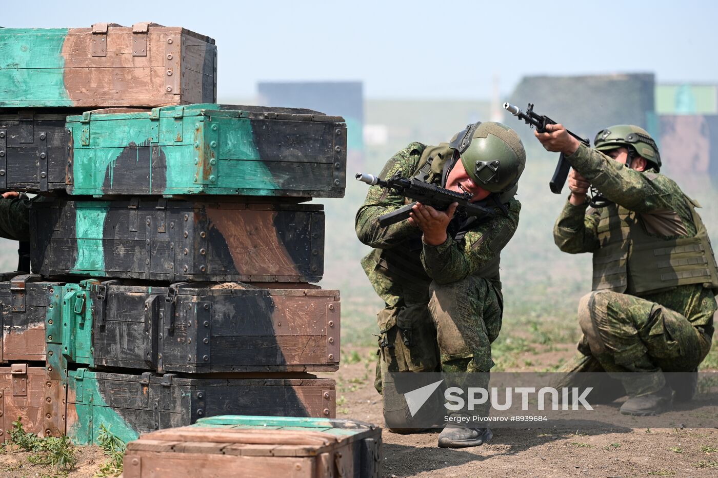 Russia Ukraine Military Operation Troops Training