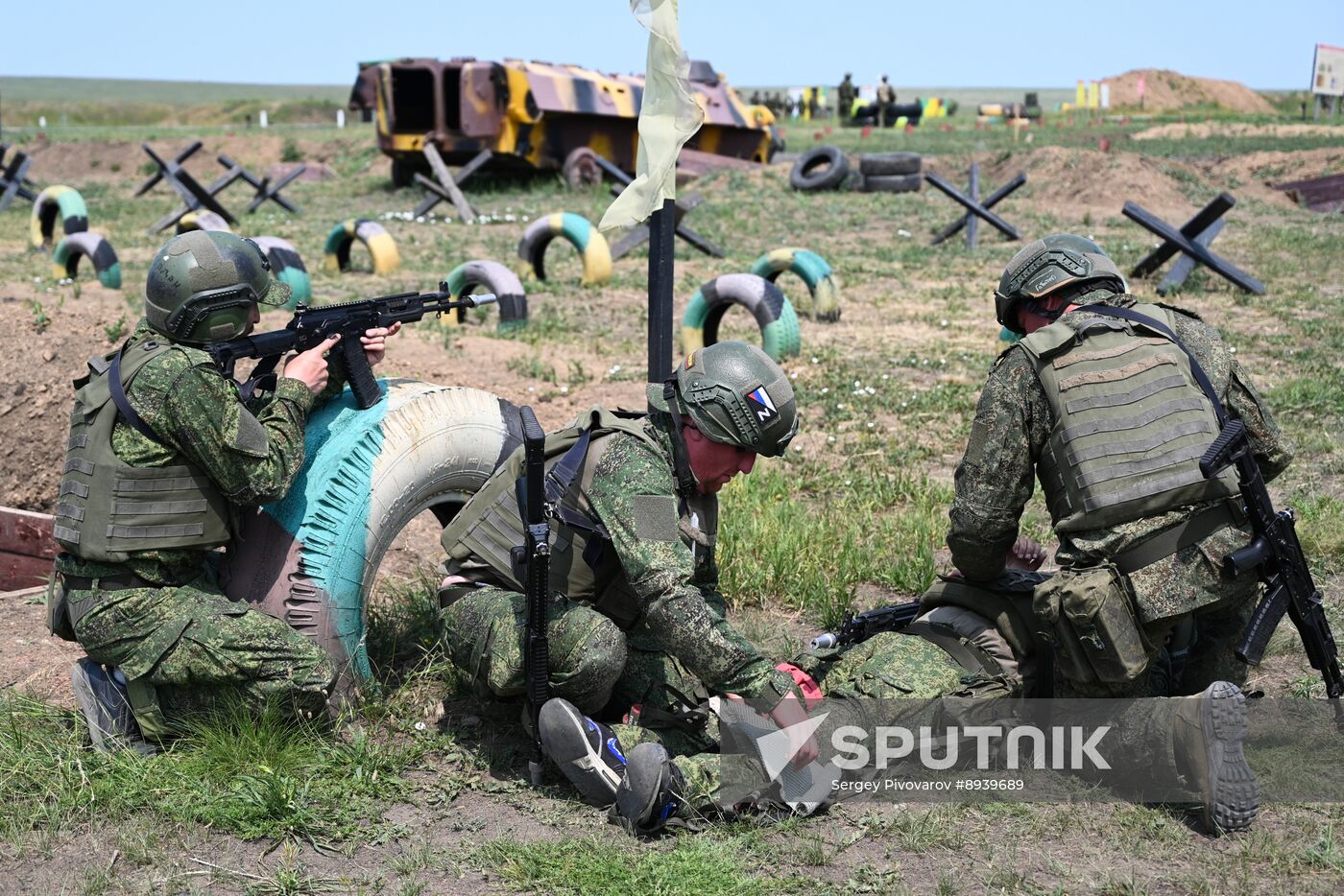 Russia Ukraine Military Operation Troops Training