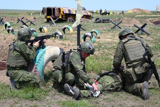 Russia Ukraine Military Operation Troops Training