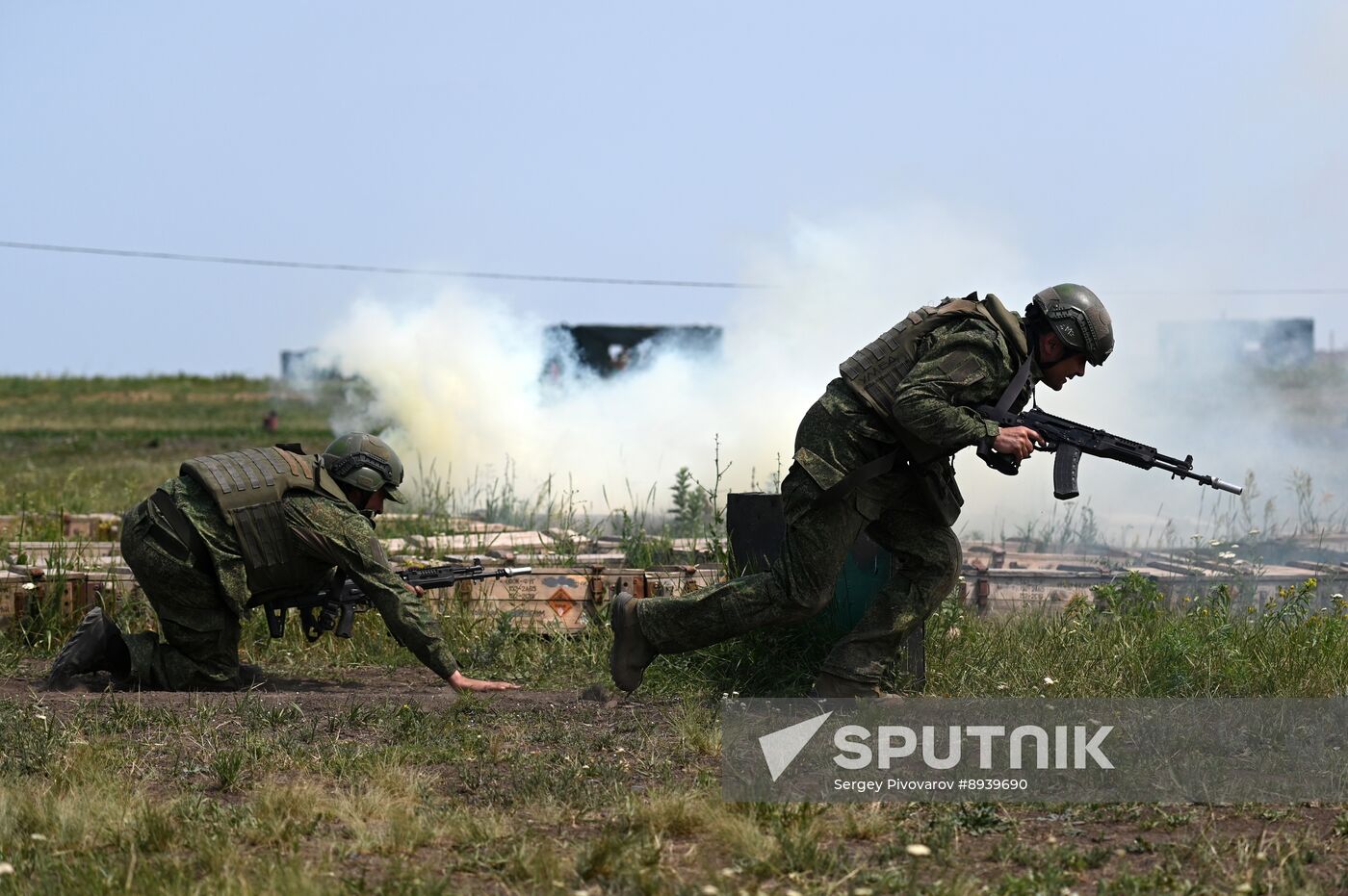 Russia Ukraine Military Operation Troops Training