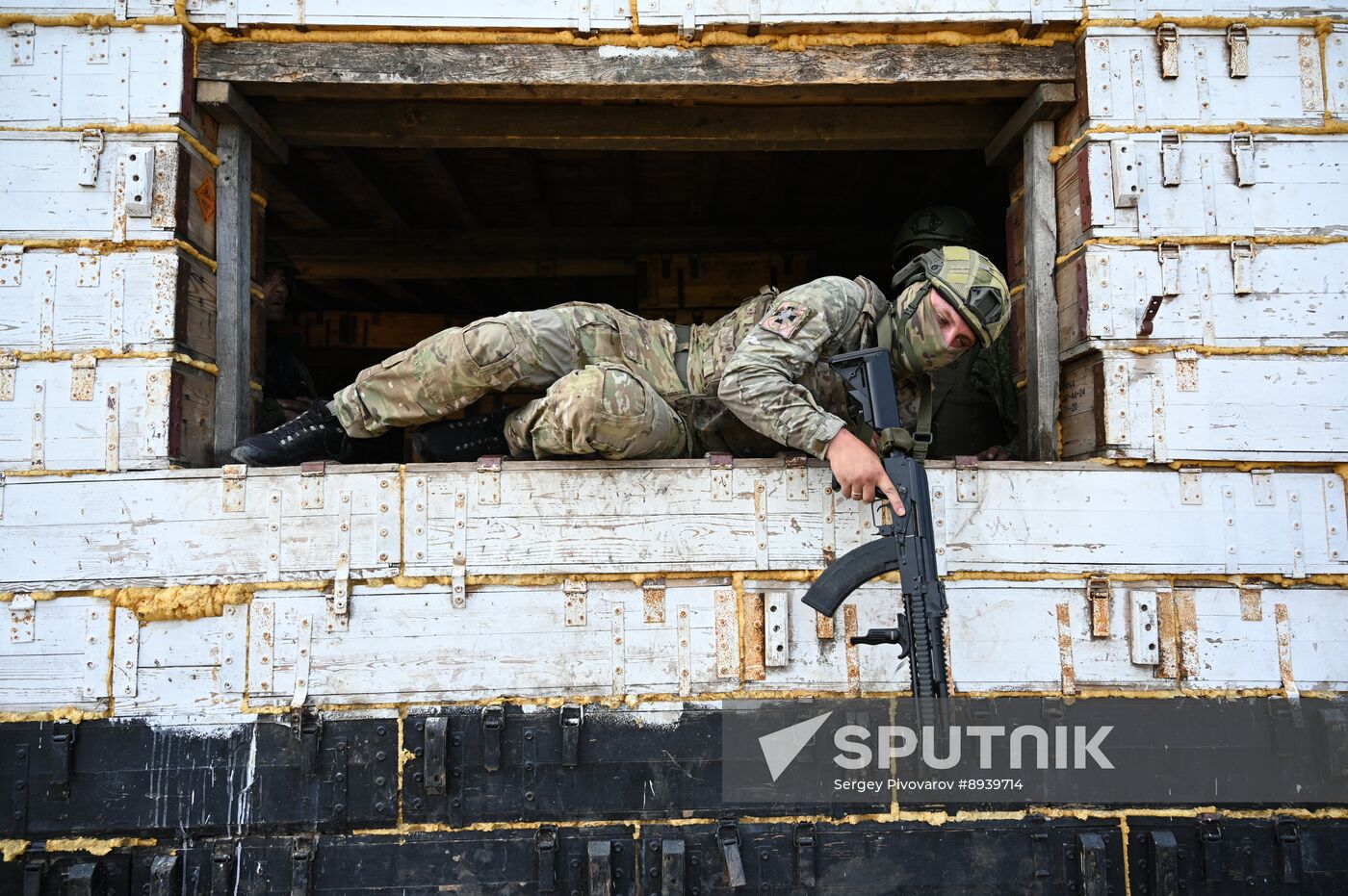 Russia Ukraine Military Operation Troops Training