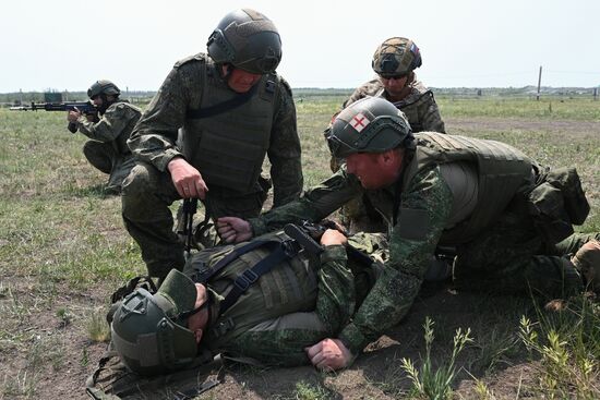 Russia Ukraine Military Operation Troops Training