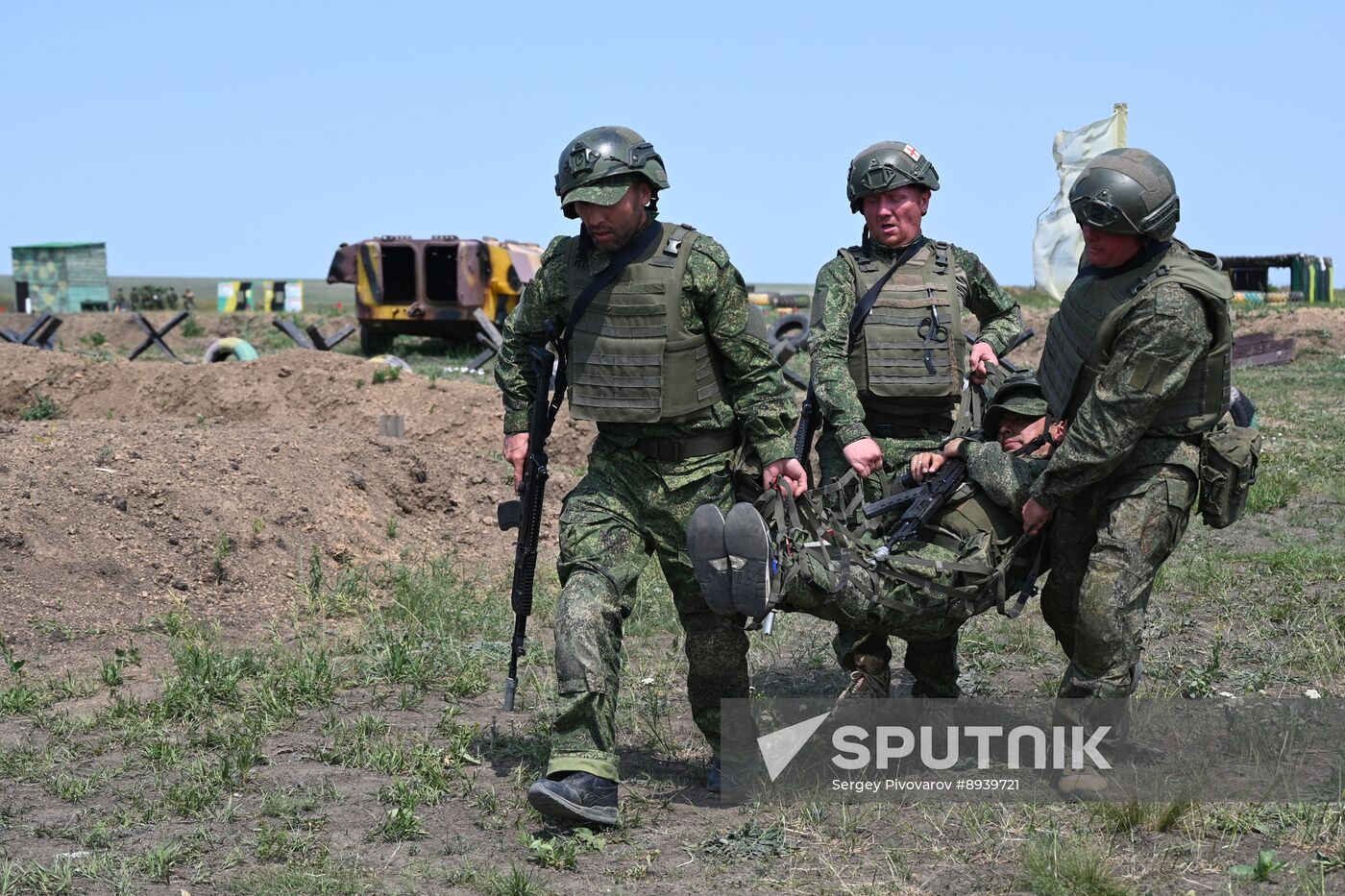 Russia Ukraine Military Operation Troops Training