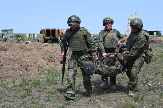 Russia Ukraine Military Operation Troops Training