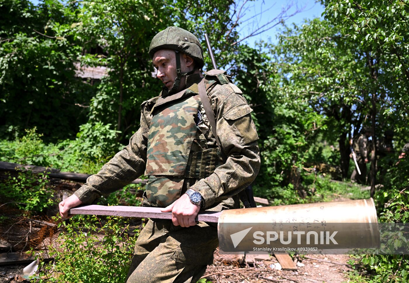 Russia Ukraine Military Operation Artillery Unit