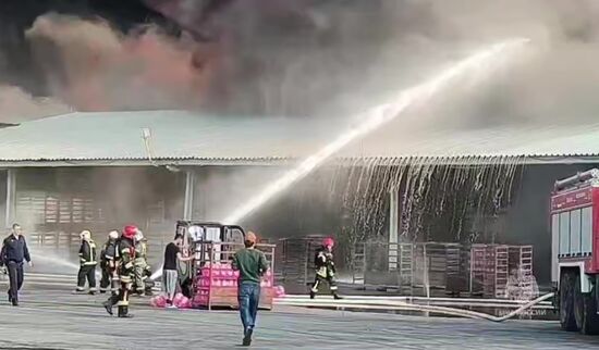 Russia Storage Facility Fire