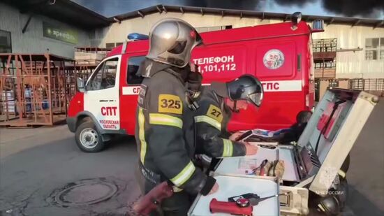 Russia Storage Facility Fire