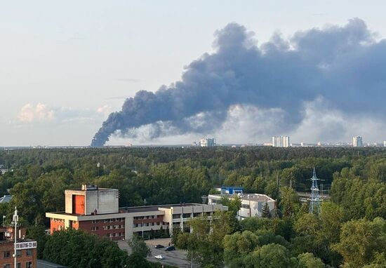 Russia Storage Facility Fire